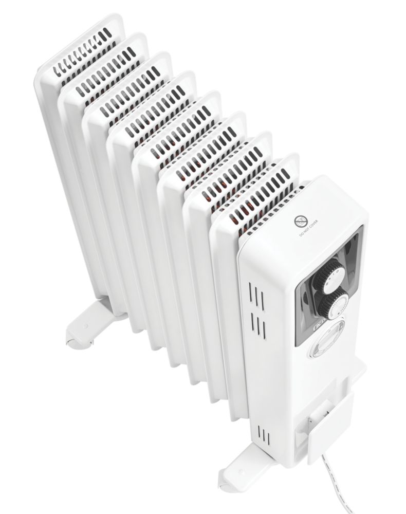 Dimplex ECR20Tie Freestanding Oil-Free Radiator with Timer 2000W - Screwfix