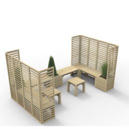 Forest V5 11' 6" x 7' (Nominal) Garden Modular Set 23 Pieces
