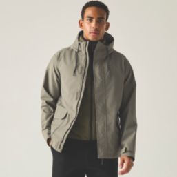 Regatta Winter Shorebay Waterproof Jacket Smokey Olive/Black Small Size 37-38" Chest
