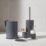 Koros Toilet Brush & Holder Anthracite