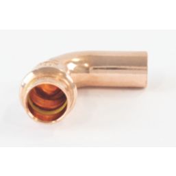 Conex Banninger B Press Gas  Copper Press-Fit Adapting 90° Bends 15mm x 15mm 10 Pack