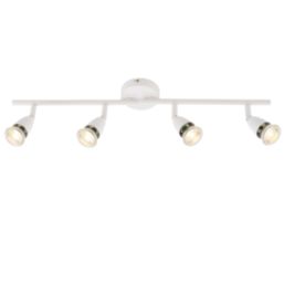 Saxby Amalfi Bar 4-Light Spotlight Gloss White