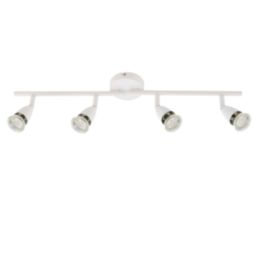 Saxby Amalfi Bar 4-Light Spotlight Gloss White
