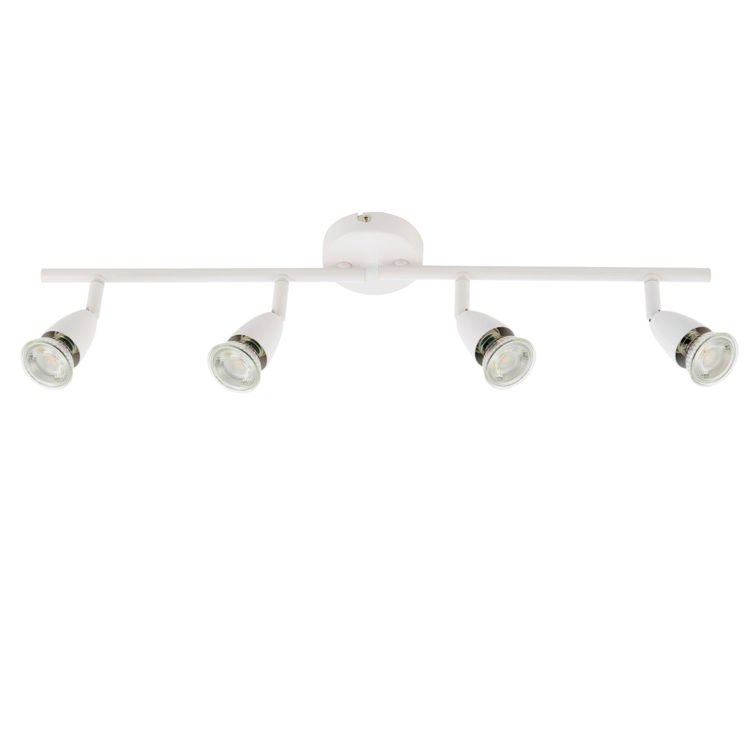 Saxby Amalfi Bar 4-Light Spotlight Gloss White (653VX)