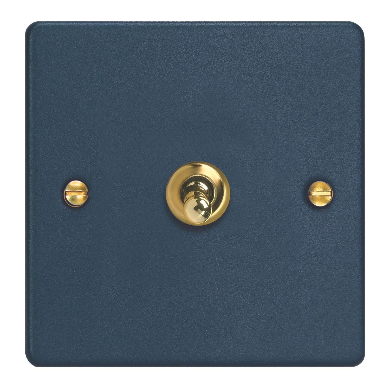 Varilight 10A 1-Gang 2-Way Light Switch Midnight Blue with Colour-Matched Inserts (653YT)