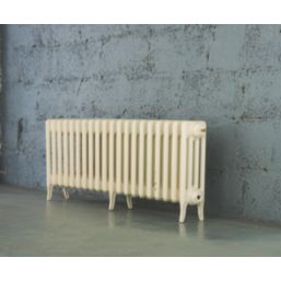 Arroll 460mm x 1234mm 3910BTU Cream Cast Iron 4 Column Radiator