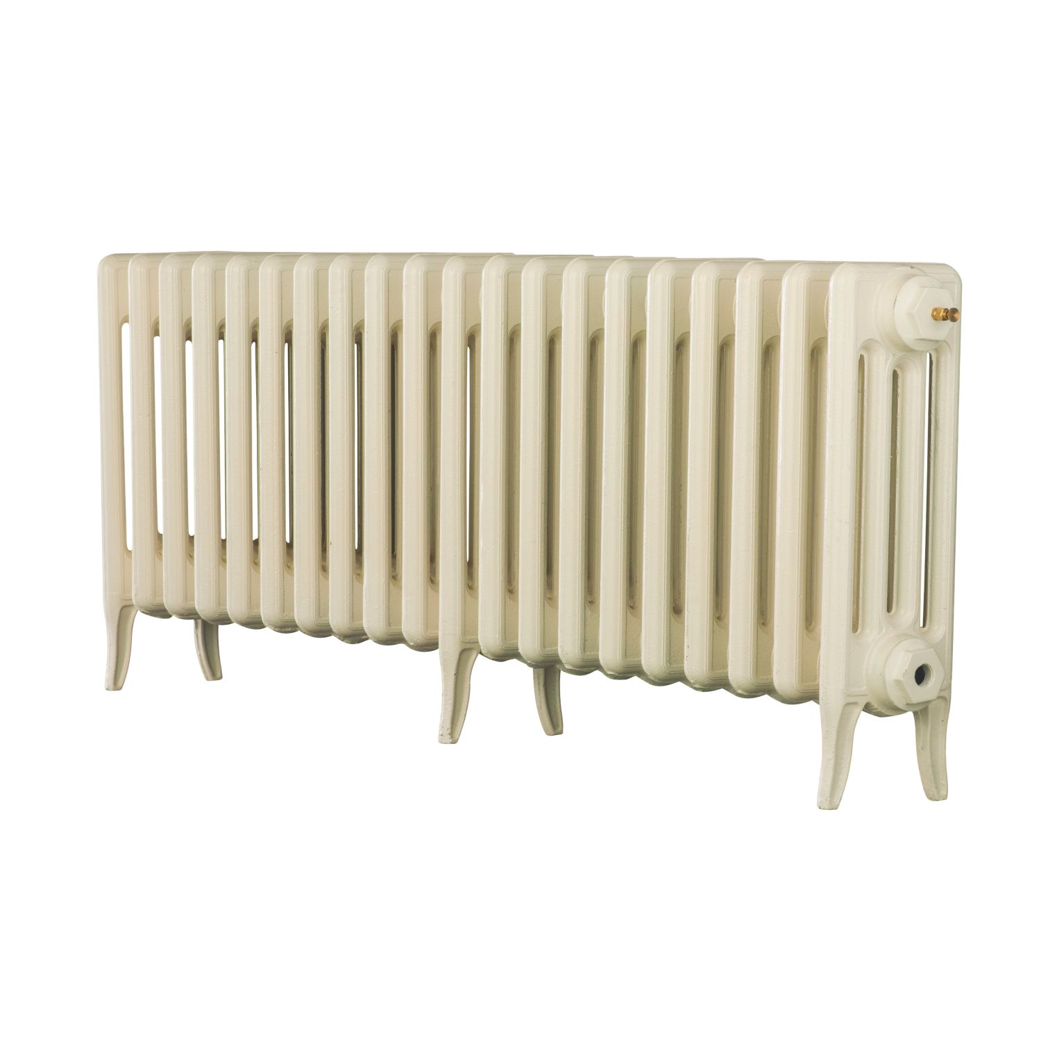 Arroll 460mm x 1234mm 3910BTU Cream Cast Iron 4 Column Radiator (6541F)