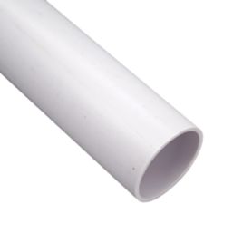 FloPlast Push-Fit Pipe White 40mm x 3m