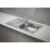 Essentials  1 Bowl Stainless Steel Kitchen Sink & Drainer  760mm x 430mm