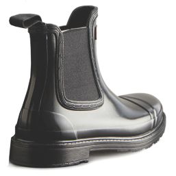 Hunter Commando Gloss Size 6 Womens Black Non Safety Wellies