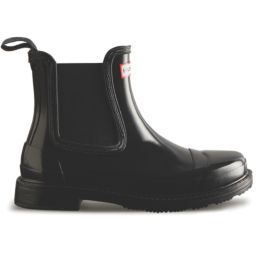 Hunter Commando Gloss Size 6 Womens Black Non Safety Wellies