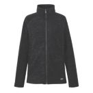 Regatta Mayse Full Zip Womens Fleece Black Size 8