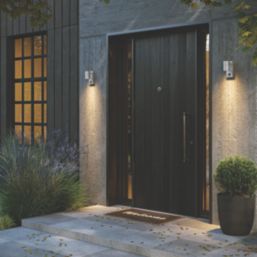 4lite Marinus Sleek Outdoor Wall Light With PIR Sensor Stainless Steel