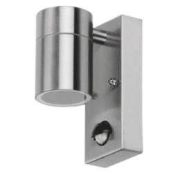 4lite Marinus Sleek Outdoor Wall Light With PIR Sensor Stainless Steel