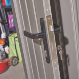 Rowlinson  Brentvale  9' x 8' (Nominal) Apex Metal Shed Grey