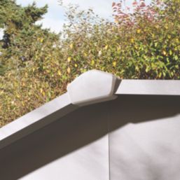 Rowlinson  Brentvale  9' x 8' (Nominal) Apex Metal Shed Grey