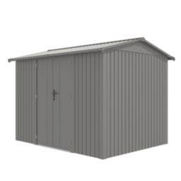 Rowlinson  Brentvale  9' x 8' (Nominal) Apex Metal Shed Grey