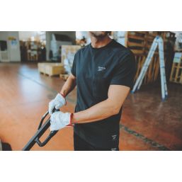 Reebok Lockup Short Sleeve T-Shirt Black 2X Large 49-52" Chest