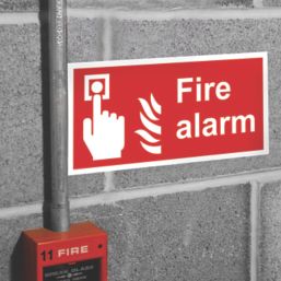 Essentials  Non Photoluminescent "Fire Alarm Call Point" Sign 100mm x 200mm