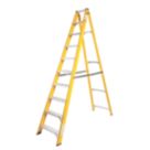 Lyte Fibreglass 2.61m 10 Step Swingback A Frame Step Ladder