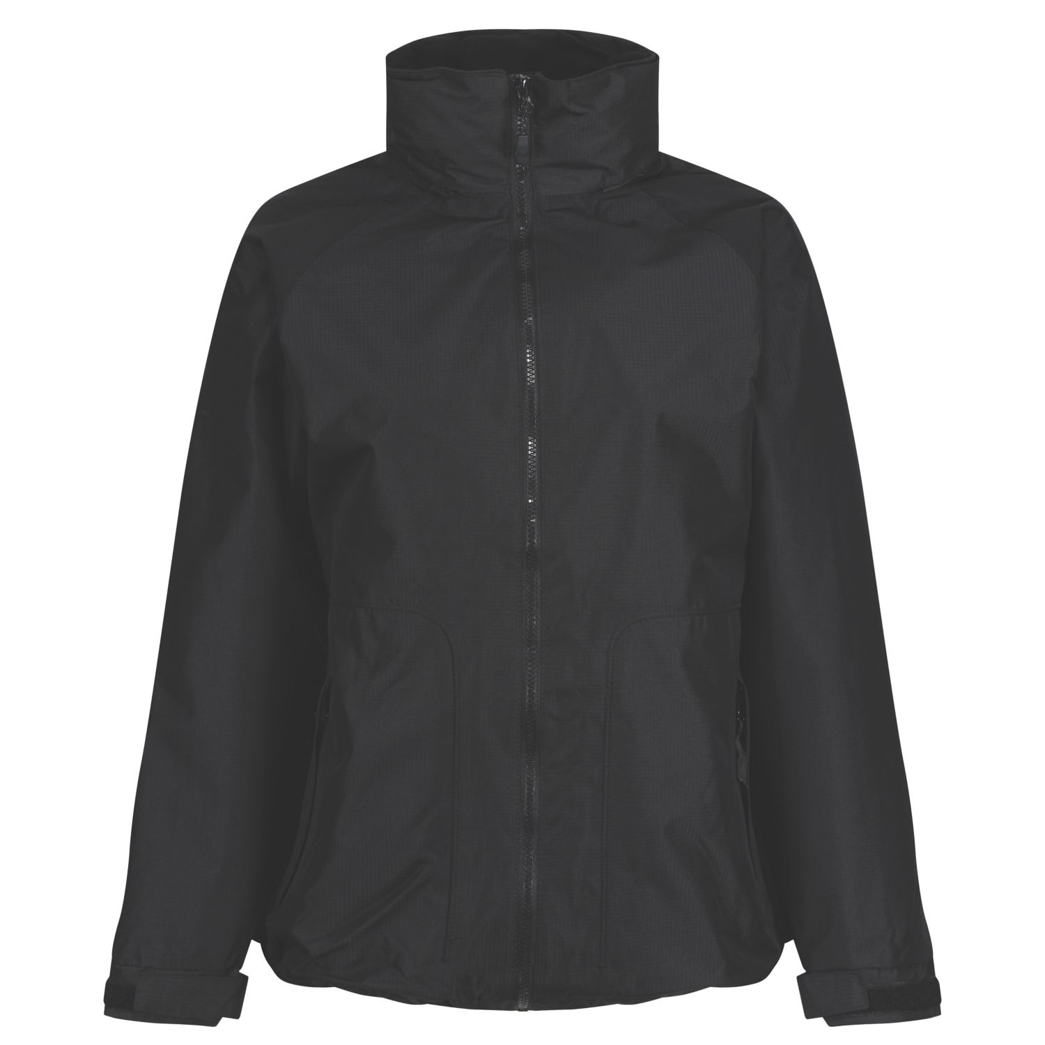Regatta Hudson Womens Fleece-Lined Waterproof Jacket Black Size 14 (654HP)