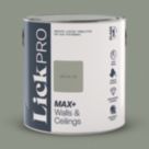 LickPro Max+ 2.5Ltr Green 02 Matt Emulsion  Paint