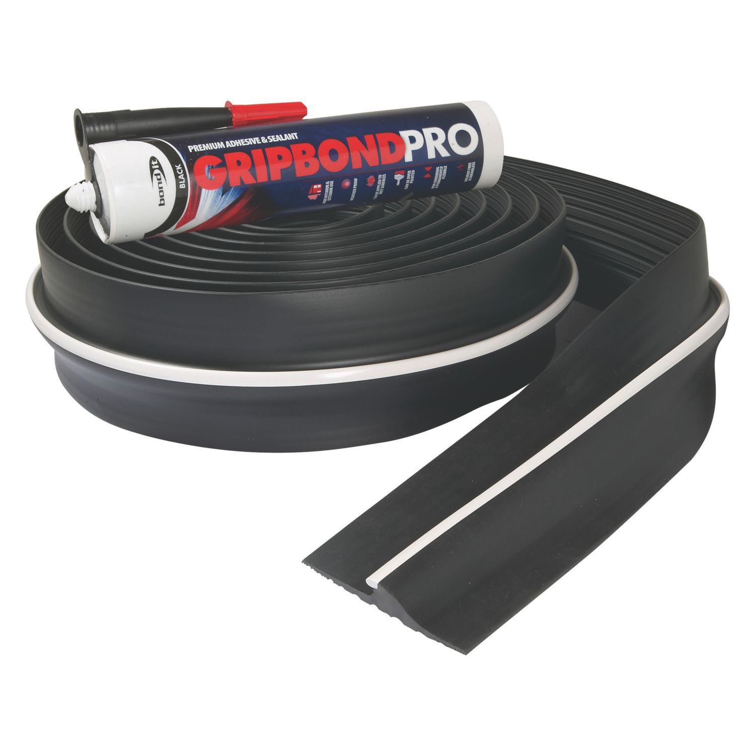 Stormguard Garage Threshold Seal Black 5.03m (654KH)