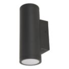 Refurb Lexco Alruba Outdoor LED Wall Light Black 23W 3500lm