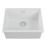 Carysil EN500-WH 1 Bowl Granite Composite Kitchen Sink White 530mm x 460mm