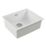 Carysil EN500-WH 1 Bowl Granite Composite Kitchen Sink White 530mm x 460mm