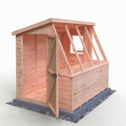 Shire  8' x 6' (Nominal) Pent Timber Potting Shed