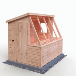 Shire  8' x 6' (Nominal) Pent Timber Potting Shed