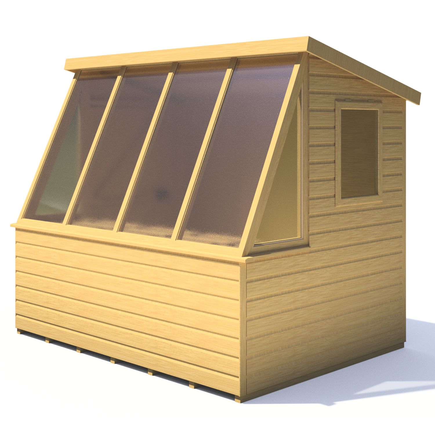 Shire 8' x 6' (Nominal) Pent Timber Potting Shed (654TJ)