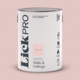 LickPro  5Ltr Pink 03 Vinyl Matt Emulsion  Paint