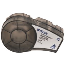 Brady 110897 Glossy White Polyester Component and General Identification Labels 12.7mm x 6.4m