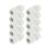 Hep2O  Plastic Push-Fit Equal Couplers 22mm 10 Pack