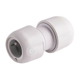 Hep2O  Plastic Push-Fit Equal Couplers 22mm 10 Pack