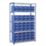 Barton Ecorax 5-Tier Metal Garage Shelving with Containers 1200mm x 450mm x 1760mm