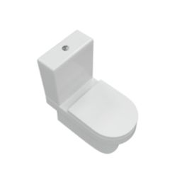 Walker Soft-Close Close-Coupled Toilet & Seat Dual-Flush 6Ltr