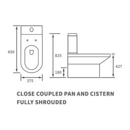 Walker Soft-Close Close-Coupled Toilet & Seat Dual-Flush 6Ltr