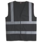 Pro RTX High Visibilty  Waistcoat Black 2X Large 52" Chest