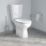 Swirl Enz Soft-Close Compact Rimless Toilet with Cistern Dual-Flush 4.5Ltr