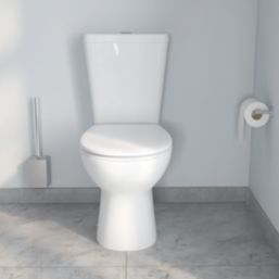 Swirl Enz Soft-Close Compact Rimless Toilet with Cistern Dual-Flush 4.5Ltr