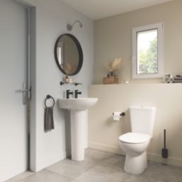 Swirl Enz Soft-Close Compact Rimless Toilet with Cistern Dual-Flush 4.5Ltr