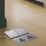 Varilight YFS5B-S 13A 2-Gang Unswitched Floor Socket Brushed Steel with Black Inserts