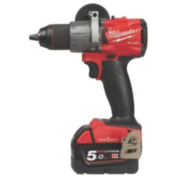 Milwaukee M18 ONEPD2 502X FUEL 18V 2 x 5.0Ah Li Ion RedLithium Brushless Cordless ONE KEY Combi Drill Screwfix