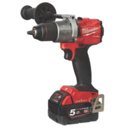 Milwaukee M18 ONEPD2-502X FUEL 18V 2 x 5.0Ah Li-Ion RedLithium Brushless Cordless ONE-KEY Combi Drill