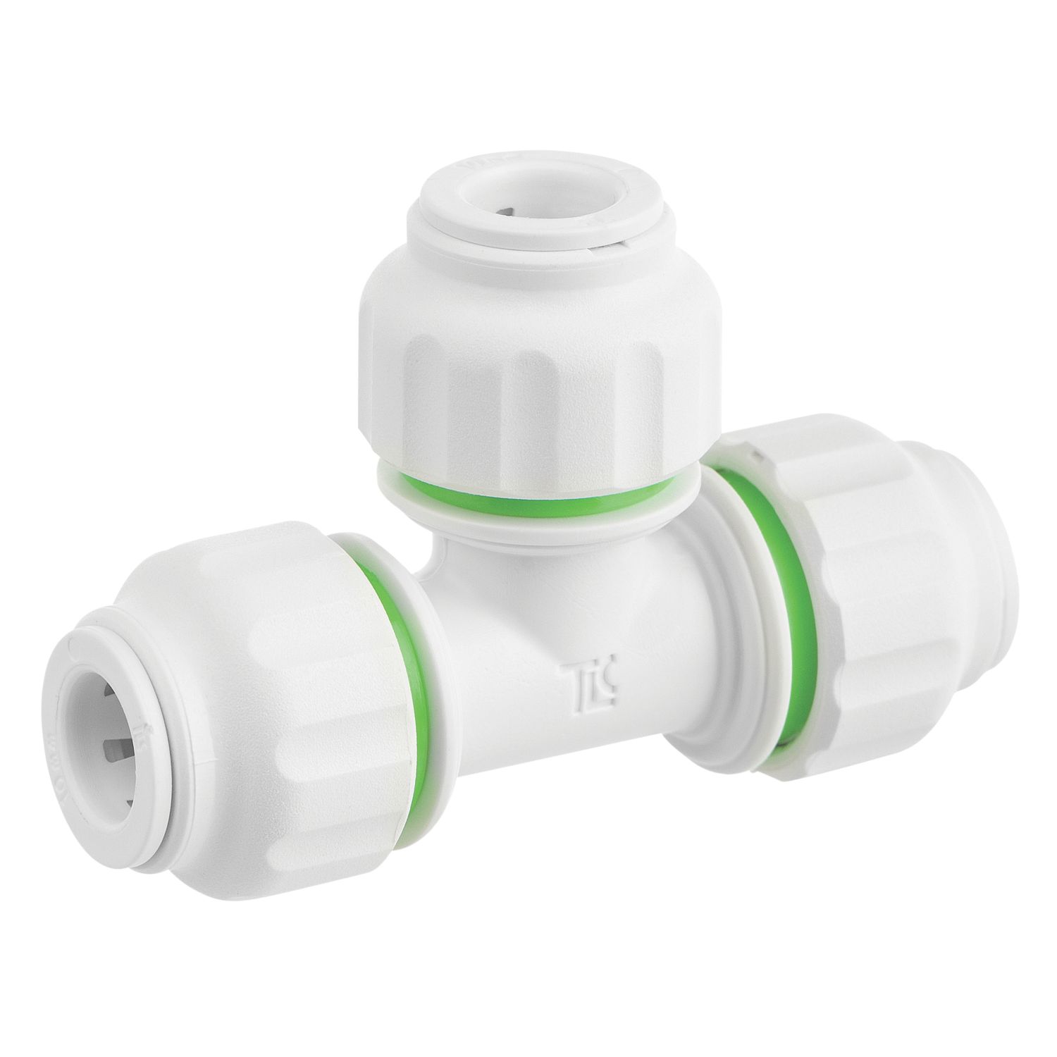 Flomasta Plastic Push-Fit Equal Tee 10mm (655HY)