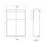 Alaska Bathroom Fitted Furniture Pack LH Vanity with Basin Stone Grey Matt 1244mm x 355mm x 997mm