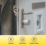 Yale Linus L2 Lite  App Controlled Retrofit Smart Door Lock Silver
